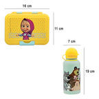Lonchera Infantil De Plástico Con Botella Diseños Varios