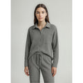 Conjunto Mujer Canale Casual Mod.048 Aldrete® Gris Canalé M