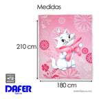 Cobertor Ligero Super Suave Matrimonial Diseños Providencia® Marie Moño 850 G Multicolor