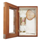 Set Para Bautizo Vela+concha+toalla+caja De Madera
