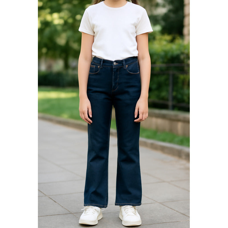 Pantalón De Mezclilla Acampanado Para Niña Mod.7573 Mayoral®