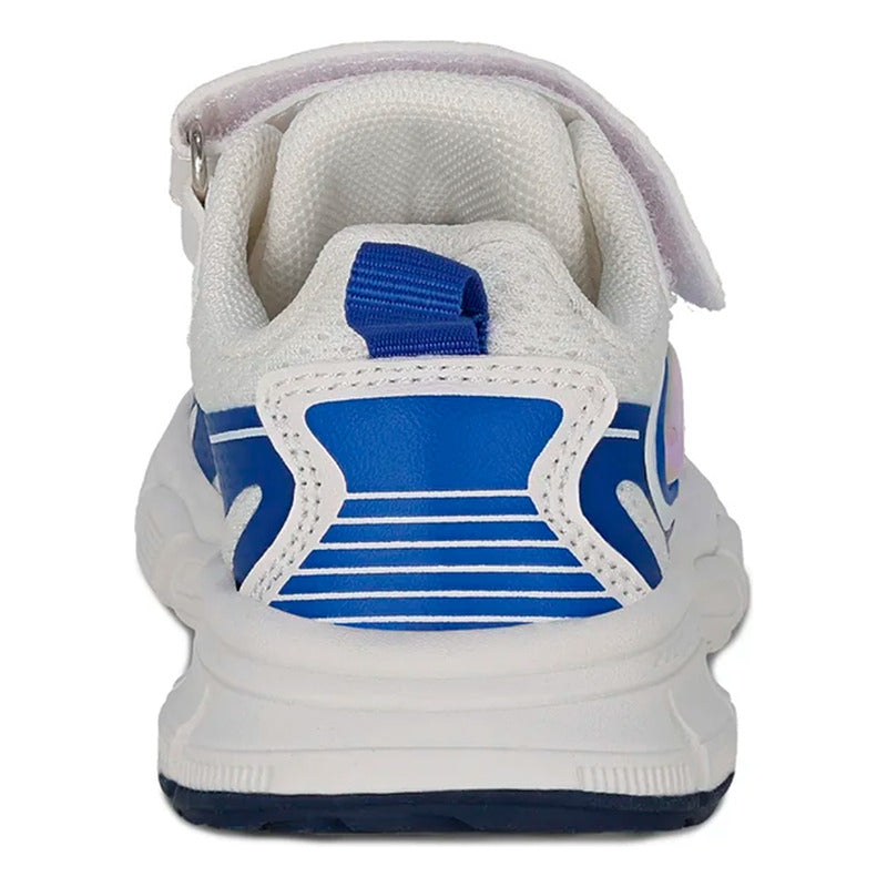 Tenis Para Niño Mod.205200b Marca Coqueta Y Audaz® Blanco 18 Mx Lisa