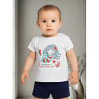 Blusa De Niña Manga Corta Con Estampado Marca Losan®