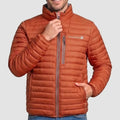 Chamarra Capitonada Para Hombre Cw90-pol8387  Greenlander® Naranja M Capitonado