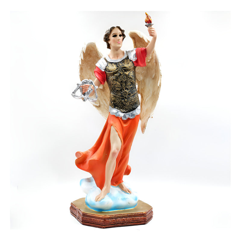 Imagen Religiosa De Resina Decorativa Angel Protector