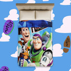 Cobertor Ligero Super Suave Matrimonial Diseños Providencia® Toy Story Hero 850 G Multicolor