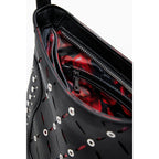 Bolso Efecto Piel Troquelado Mod. 25waxp38/2000 Desigual® Negro Troquelado Níquel