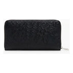 Cartera Mediana Con Bordado 26sayp2 Marca Desigual® Negro Floreado