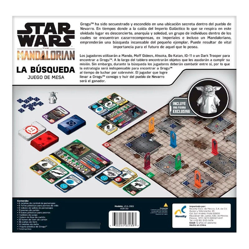 Juego De Mesa Mandalorian La Búsqueda Novelty®