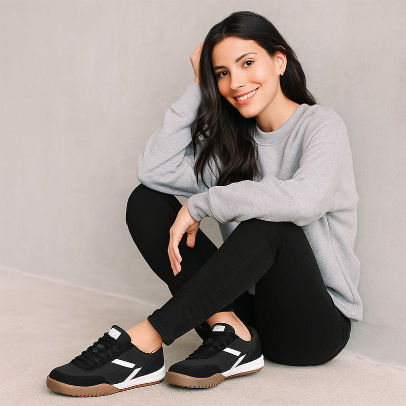 Tenis Casual Retro Para Mujer Mod.138501 Marca Flexi®