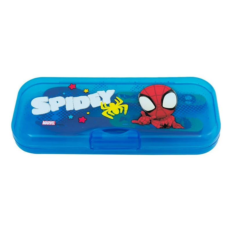 Juego De Cubiertos De Plástico Con Estuche Diseños Infantil