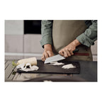 Cuchillo M.santoku Knife 17cm Troquelado Marca Victorinox® Negro