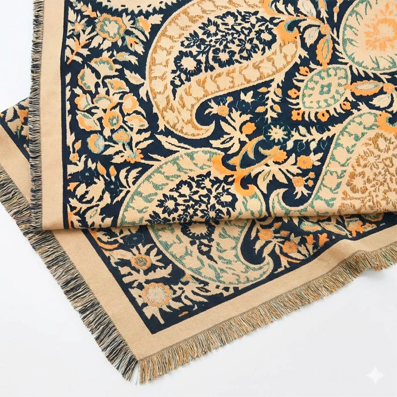 Chalina Chal Elegante Suave Para Mujer 130x130cm Multicolor Multicolor Geométrico Unitalla