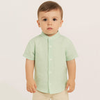 Camisa Lino Manga Corta Para Bebé Mod.1113 Marca Mayoral®