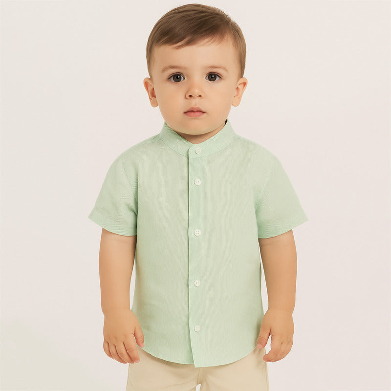 Camisa Lino Manga Corta Para Bebé Mod.1113 Marca Mayoral®