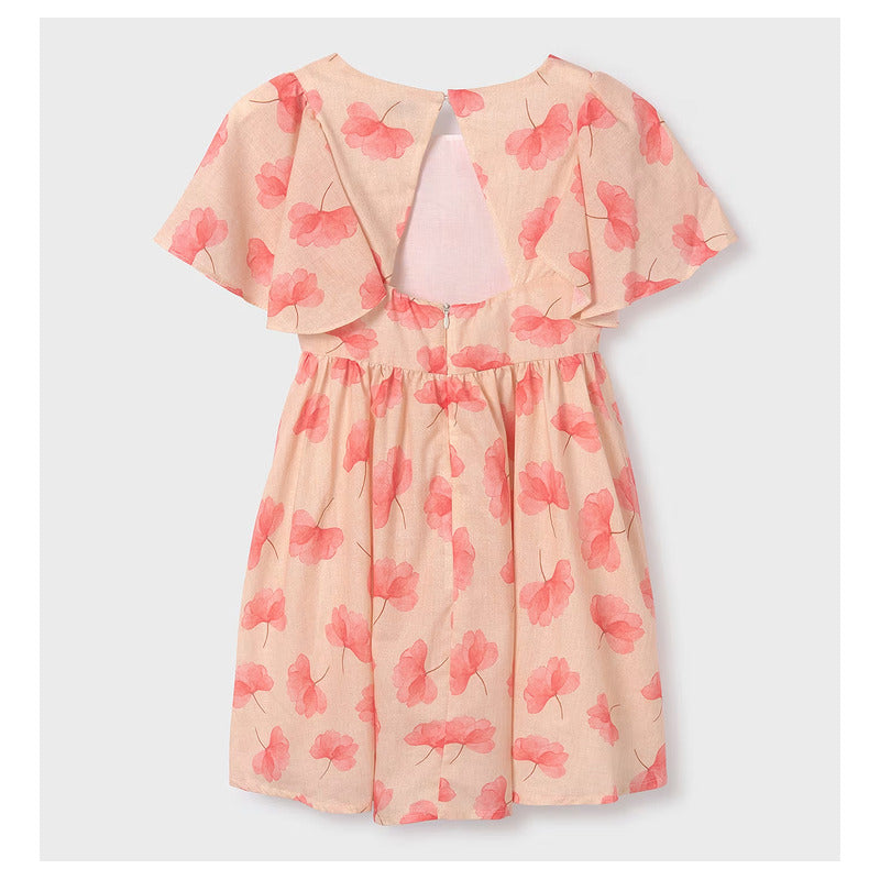 Vestido Estampado Para Niña Mod.6945 Tulipan Marca Mayoral®