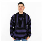 Suéter Poncho Canguro Artesanal Hoodie Acrilico Colores