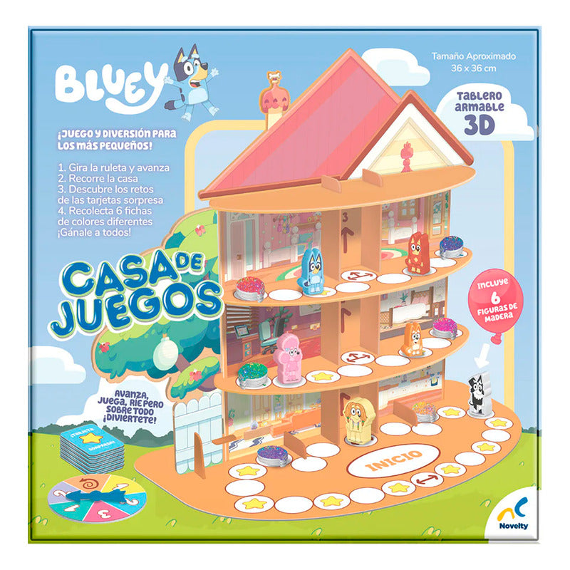 Juego De Mesa 3d Bluey Jca-4451 Marca Novelty®