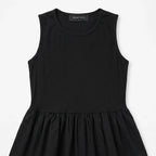Vestido Largo Maxi Casual Para Mujer Mkmv0091 Makn & Co® Negro Lisa M