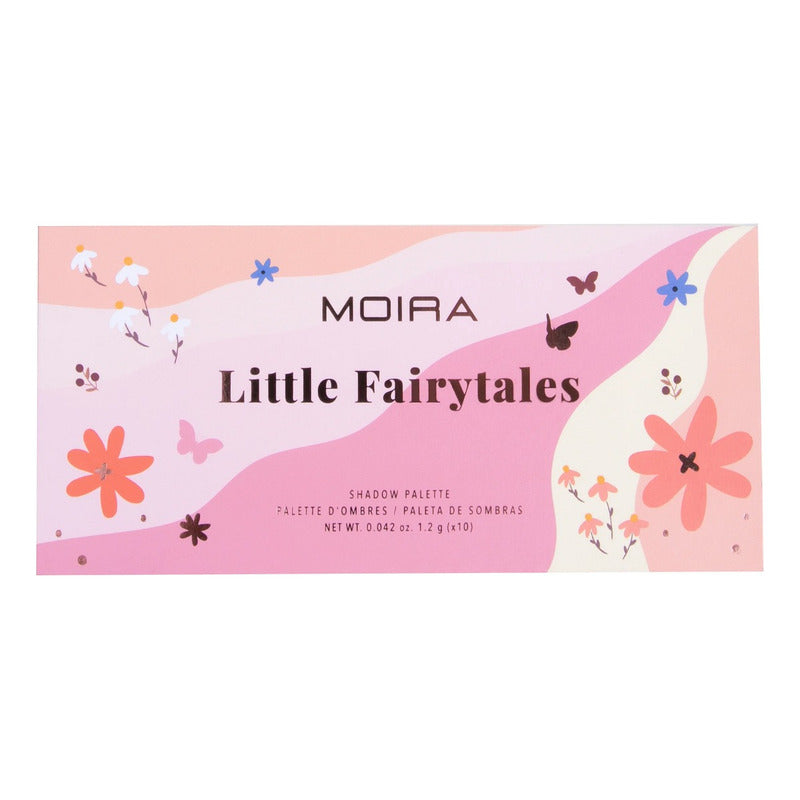 Sombras De Ojos 10 Tonos Mod. Little Fairytales Marca Moira® Cálidos