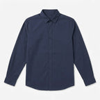 Camisa Lino Regular Fit Para Hombre Mod. Le2601 Roosevelt® Marino Lisa M