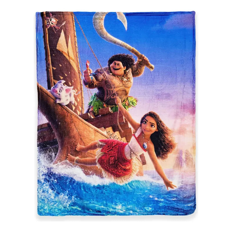 Cobertor Ligero Super Suave Matrimonial Diseños Providencia® Moana 850 G Multicolor