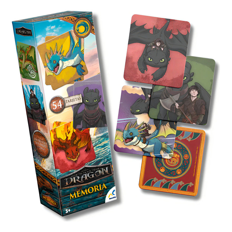 Memoria Cómo Entrenar A Tu Dragón Juego De Mesa Niños