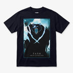 Playera Oversize Fit Hombre Solo Leveling Mascara De Latex® Azul Oscuro Tank Solo Leveling G Lisa