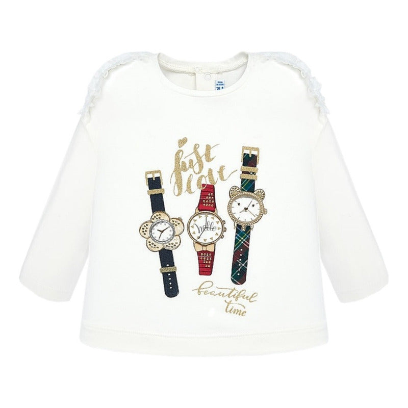 Blusa Manga Larga Para Niña Marca Mayoral®