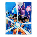 Cobertor Ligero Super Suave Matrimonial Diseños Providencia® Dragon Ball Super 850 G Multicolor