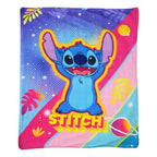 Cobertor Ligero Super Suave Matrimonial Diseños Providencia® Stitch Happy 850 G Multicolor