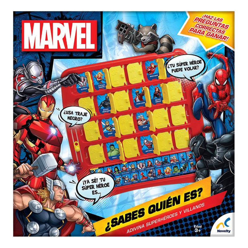 Juego De Mesa Jca-2424 Marvel ¿sabes Quién Es? Novelty