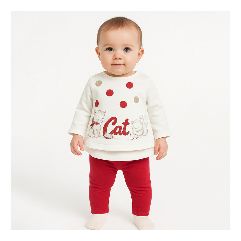 Conjunto Para Bebe Pantalón + Blusa Marca Mayoral®