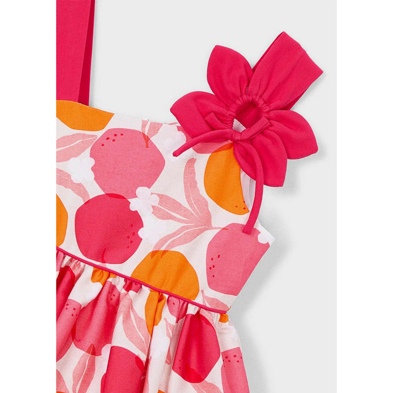 Vestido De Ceremonia Para Niña Mod.3924 Marca Mayoral® Clavel Floreado 6 Años