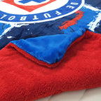 Cobertor Edredón De Borrega Matrimonial Providencia® Futbol Cruz Azul 1 Kg Multicolor