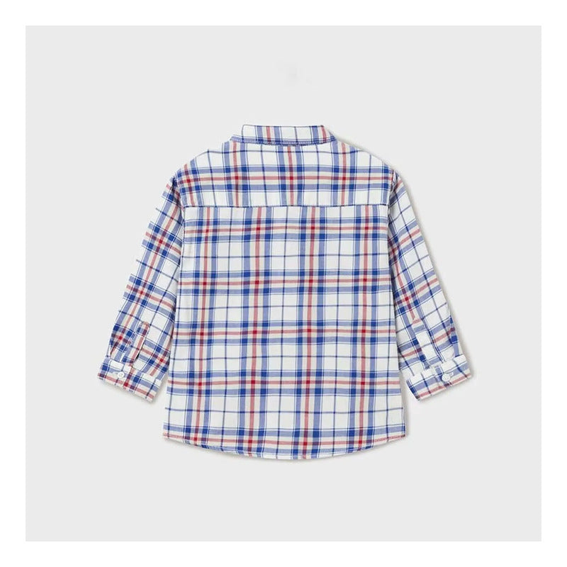 Camisa Casual Para Bebé Mod.2178 Marca Mayoral® Multicolor Rayas 12 Meses