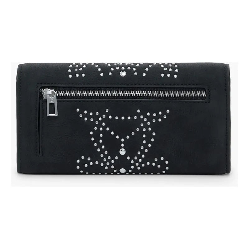 Cartera Con Tarjetero Para Mujer 25wayp46/2000 Desigual® Negro Floreado