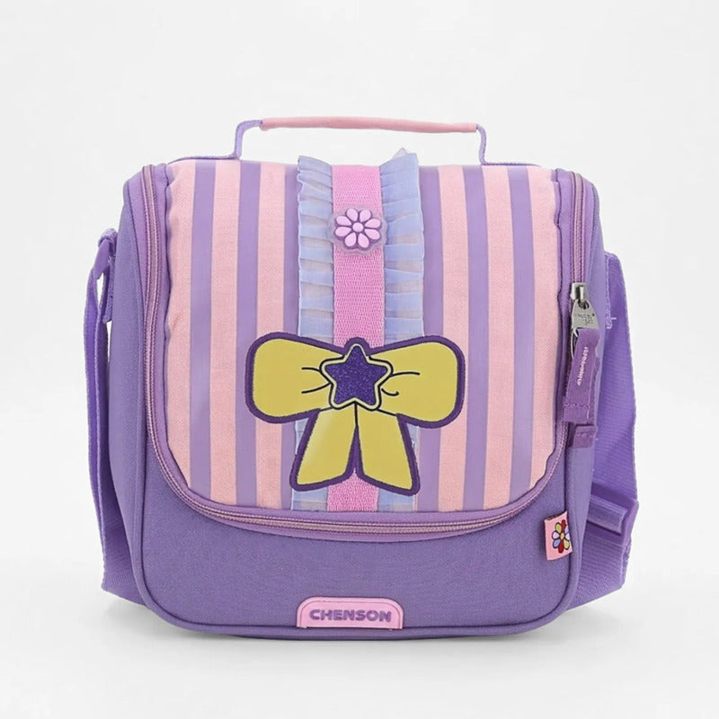 Lonchera Happy Girl Para Niña Mod. Hg70388 Marca Chenson® Lila