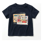 Playera Casual Para Bebé Mod.1005 Marca Mayoral® Azul Oscuro Postal 24 Meses Lisa