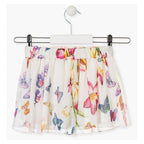 Falda Floreada De Niña Mod.016-77814al Marca Losan®