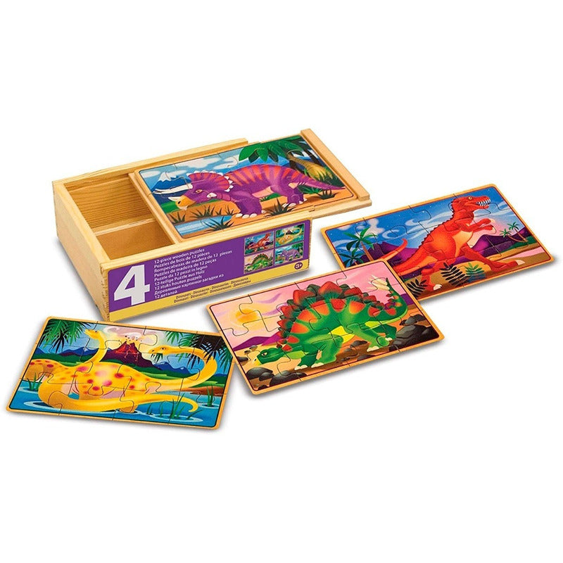 Rompecabezas De Madera 4 En 1 Dinosaurios Melissa & Doug®