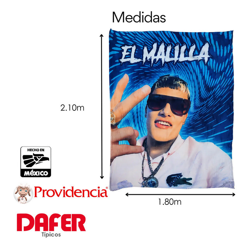 Cobertor Serenity Matrimonial Diseños Artistas Providencia® El Malilla 900 G Multicolor