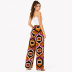 Pantalón Palazo Estampado Retro Casual Mujer W41101 Bobois® Multicolor Retro Ch