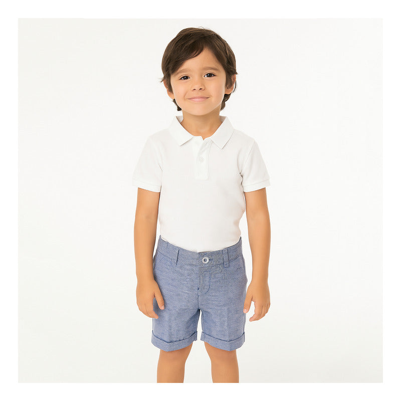 Bermuda Lino Para Niño Mod.3267 Cian Marca Mayoral®