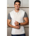 Playera De Hombre Manga Corta Mod.a35455 Marca Bobois®