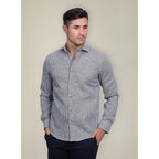 Camisa Cuadros Manga Larga Marca Bobois