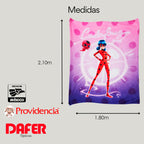 Cobertor Ligero Super Suave Matrimonial Diseños Providencia® Lady Bug Mir Aculous 850 G Multicolor
