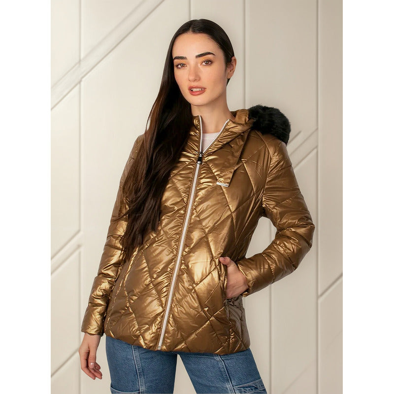 Chamarra Capitonada Para Mujer Dw86-pol7133 Greenlander®