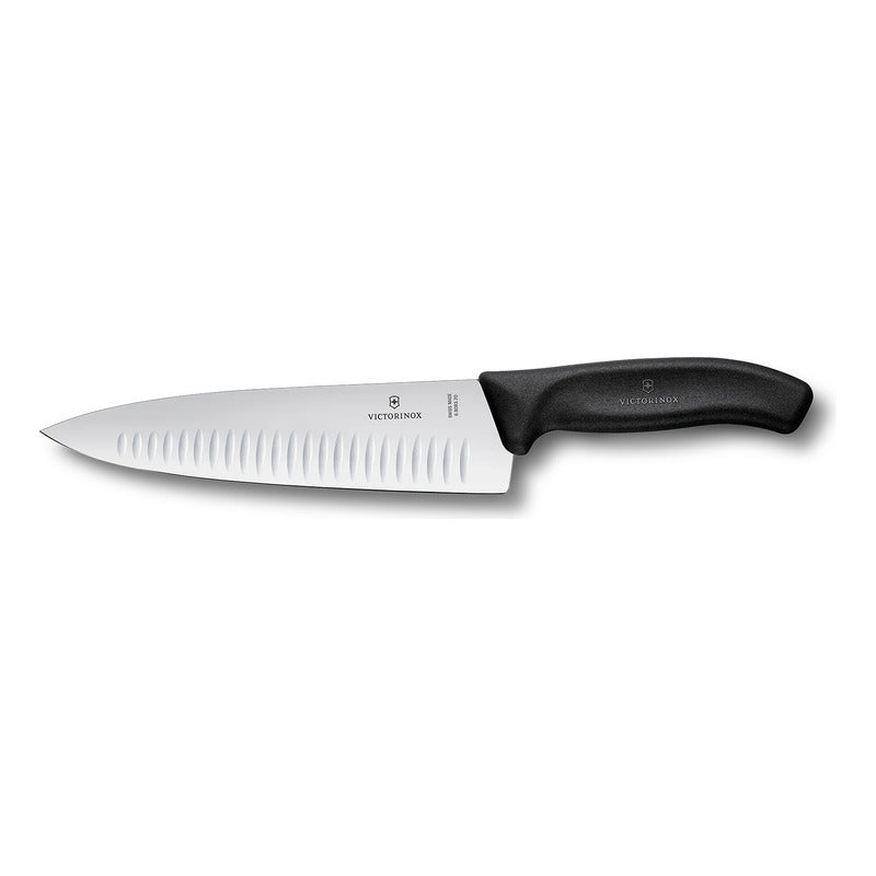Cuchillo Con Alvéolos Para Chef Mod.6.8083.20g Victorinox® Negro