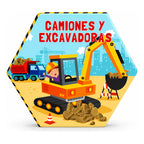 Set Para Colorear Camiones Y Excavadoras
